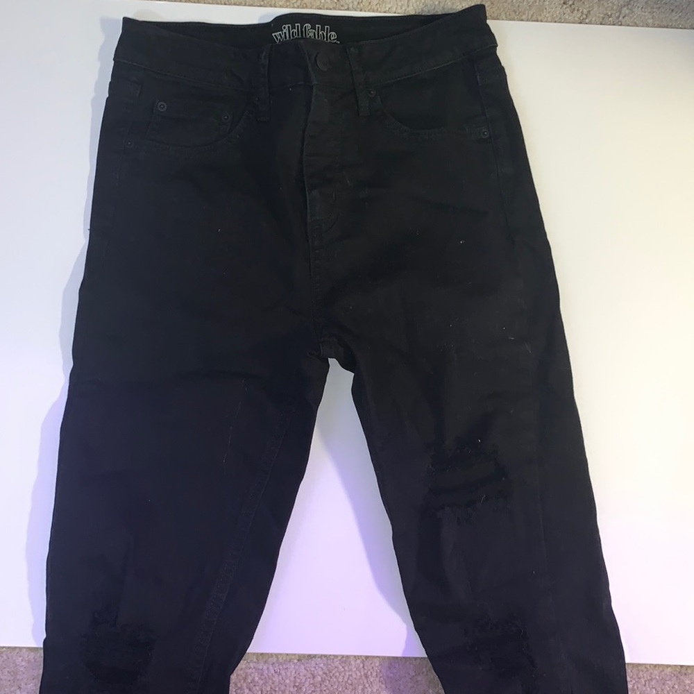 Black Ripped Jeans